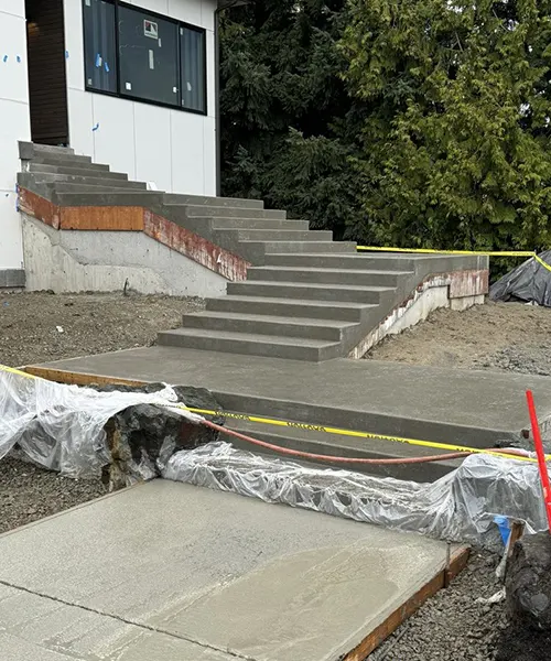 Concrete Step in Puyallup 